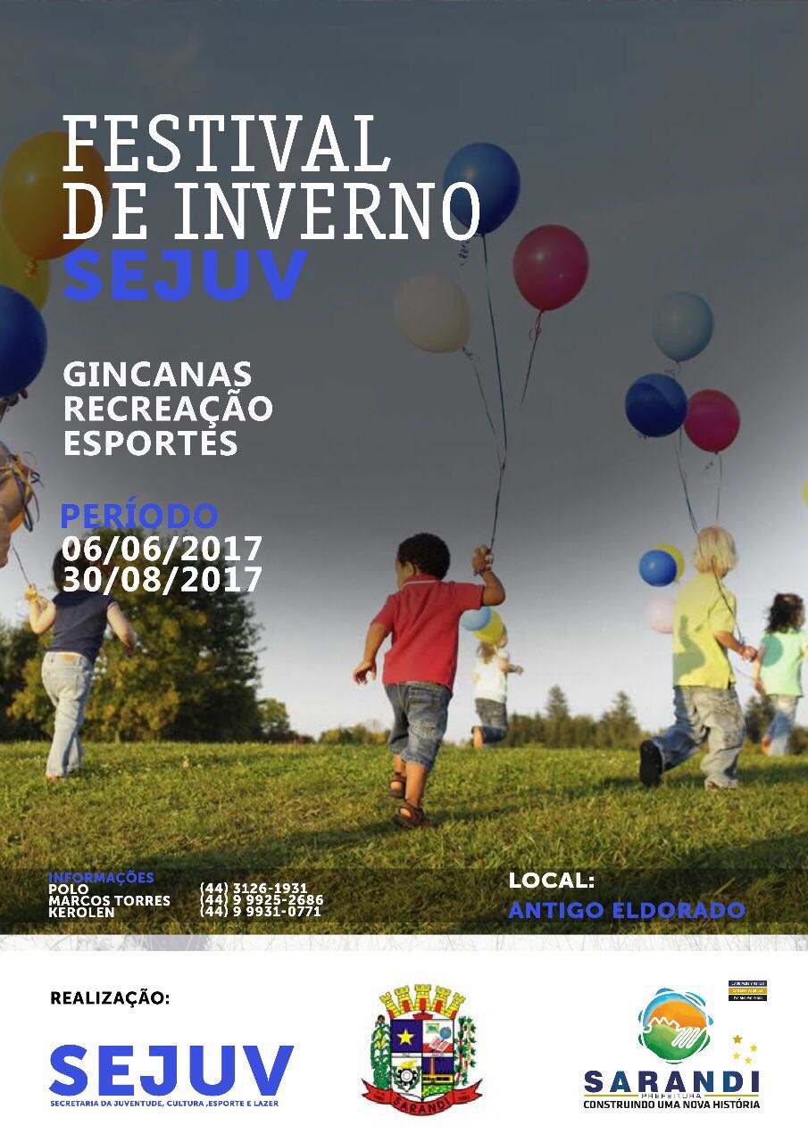 SEJUV promove Festival de Inverno